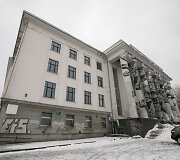 Profsąjungų rūmuose rasti vitražai