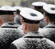 I&scaron;kilminga vėliavos perdavimo naujajam LKA vir&scaron;ininkui ceremonija