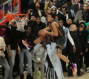 NBA dėjimų konkurso momentai