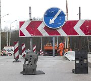 Tvarkomas viadukas Karolini&scaron;kėse.