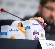 Spaudos konferencijos akimirka
