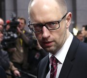 Ukrainos laikinasis premjeras Arsenijus Jaceniukas