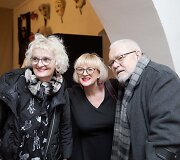 Parodos &bdquo;100 tikrų žmonių portretų&ldquo; akimirka