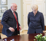 Dalia Grybauskaitė ir Valentinas Mazuronis
