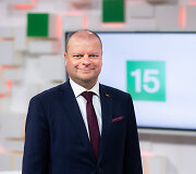 Seimo pirmininkas Saulius Skvernelis  15min studijoje