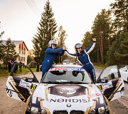 Ovidijus Va&scaron;takas ir Matas Žalandauskas &bdquo;Rally Auk&scaron;taitija&ldquo; varžybose