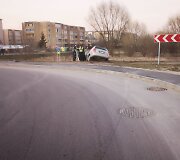 Girto vairuotojo &bdquo;Toyota&ldquo; nulėkė nuo kelio Tauragėje