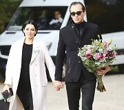 Agnė Jagelavičiūtė su vyru Mantu