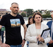 Siarhejus Cichanouskis, Sviatlana Cichanouskaja