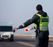 Rytinio policijos reido akimirka