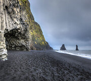 Reynisfjara paplūdimys Islandijoje