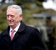 JAV Gynybos sekretoriaus J. Mattis vizitas  poligone Pabradėje