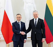 Gitanas Nausėda susitiko su Lenkijos Prezidentu Andrzejumi Duda