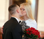 Kristinos Budrytės ir &Scaron;arūno Andriulaičio vestuvių akimirka