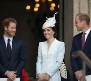 Princas Harry, Kembridžo hercogienė Catherine ir princas Williamas