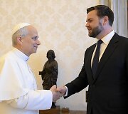 Popiežius Leonas XIV ir J. D.Vance'as / ZumaPress