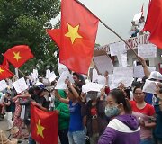 Protestuotojai Vietname