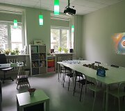 Sensorinis kambariukas, į kurį po pamokų ateina autizmo spektrą turintys mokiniai