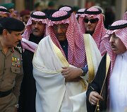 Saudo Arabijos princas Mohammedas bin Nayefas (centre)