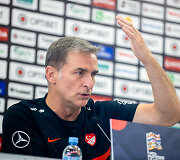 Turkijos futbolo rinktinės spaudos konferencija