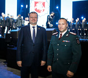 Saulius Skvernelis ir Linas Pernavas