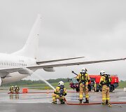 Civilinės saugos pratybos Vilniaus oro uoste 