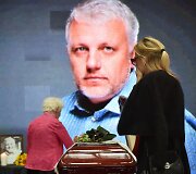 Žurnalisto Pavelo &Scaron;eremeto laidotuvės
