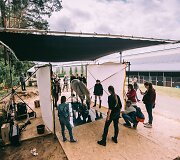 Fotografo Andriaus Burbos įamžinti arkliai i&scaron; apačios projekte &bdquo;Underlook&ldquo;