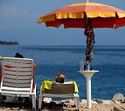 Kroatijoje įkurtas specialus paplūdimys poilsiautojams su &scaron;unimis