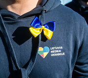 Pasitikti i&scaron; Ukrainos į Lietuvą grįžę iniciatyvos &bdquo;Lietuvos medikai Ukrainoje&ldquo; dalyviai.