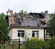 Gaisras Žvėryne, Lū&scaron;ių g. 18