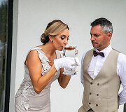 Gerdos ir Andriaus Žemaičių sūnaus Nikolo krik&scaron;tynų akimirkos