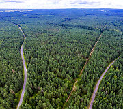 Auk&scaron;taitijos nacionalinis parkas ir Labanoro giria i&scaron; pauk&scaron;čio skrydžio