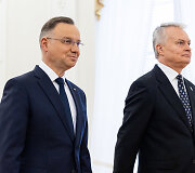 Gitanas Nausėda susitiko su Lenkijos Prezidentu Andrzejumi Duda