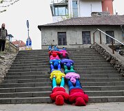 Performanso &bdquo;Bodies in Urban Spaces&ldquo; generalinė repeticija