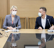 Gabrielius Landsbergis, Laura Matjo&scaron;aitytė