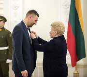 Deividas Gailius ir Dalia Grybauskaitė