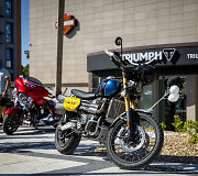 &bdquo;Triumph&ldquo; motociklų salono atidarymas