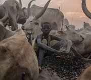 Piemenims Pietų Sudane tenka kovoti pilietiniame kare, o taip pat su badu ir sausra