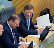 Saulius Skvernelis ir Ramūnas Karbauskis