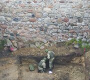 Trakų pilyje rastas sprogmuo
