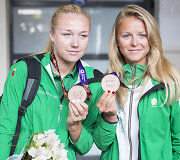 Ieva Dumbauskaitė ir Monika Povilaitytė