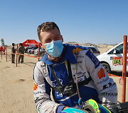 Pirmasis Dakaro greičio ruožas: fini&scaron;avo motociklininkai