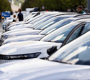 &bdquo;eJudėjimo&ldquo; festivalyje esantys automobiliai
