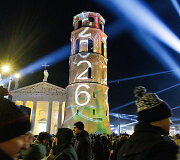 2026-ųjų metų sutikimas Katedros aik&scaron;tėje