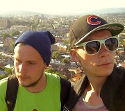 Beissoul ir Einiaus vie&scaron;nagės Gruzijoje akimirka
