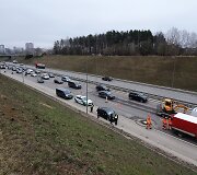 Avarija Vilniaus aplinkelyje