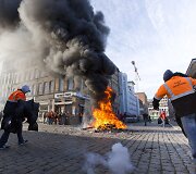 Profesinių sąjungų streikas Belgijoje