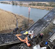 Sugriuvęs tiltas Kaliningrade