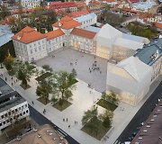 Jonu&scaron;o Radvilos rūmų vizualizacija